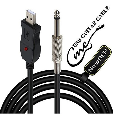 Cable De Guitarra Usb, Bajo De Guitarra A Pc Interfaz De Con