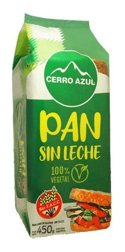Pan Cerro Azul Sin T.a.c.c Sin Gluten 450g