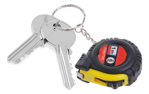 Pack 3 Llavero Cinta Métrica De Acero Flexómetro 1 Metro