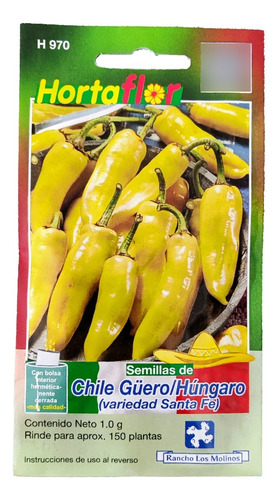 Semillas De Chile Güero 1g Hortaflor