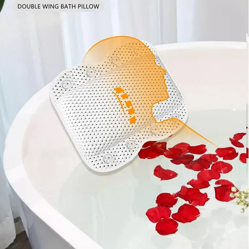 Almohada De Baño Para Bañera Spa Reposacabezas Lavable