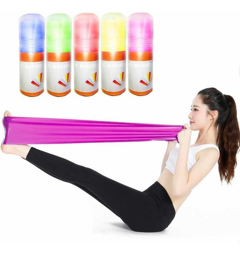 Banda Elástica 100% Latex Yoga 2metros Largo 20cm Ancho.