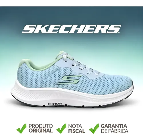 Tênis Skechers Feminino Go Run Consistent 2.0 Esportivo Azul-claro 39 Br