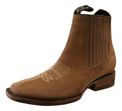 Botas De Hombre La Troje Modelo Cuadrado Ringle
