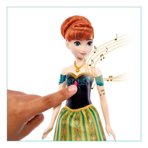 Boneca Anna Musical - Frozen - Princesas Disney - Mattel