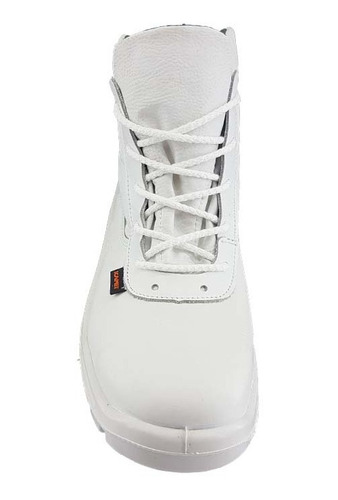 Imagen 2 de 2 de Botin Gio Punta Acero, Color Blanco Kamet 24002