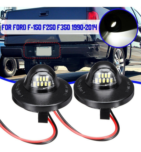 Luz Placa Led Ford F-150 F250 F350 90-2014 En Stock