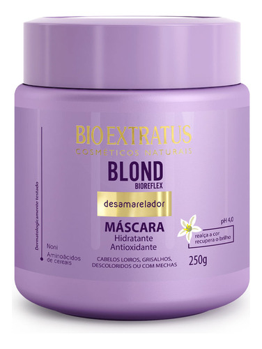 Máscara Bio Extratus Blond Bioreflex Desamareladora 250g
