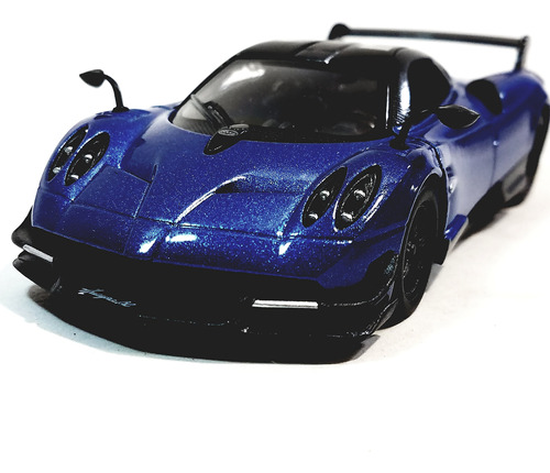 Kinsmart  Pagani Huayra Bc Azul 5 1:38 Escala Die Cast Meta.