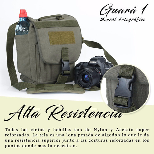 Imagen 2 de 6 de Bolso Para Camara Canon Eos Rebel T5 T5i 70d 60d 7d 5d T6