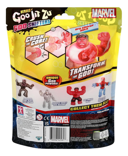 Heroes Of Goo Jit Zu Goo Shifters Marvel Stretchy Hero Red S