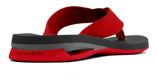 Sandália Kenner Amp Turbo Block Preto Vermelho - Original | Mercado Livre