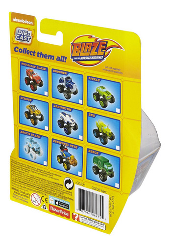 Coche De Juguete Fisher-price Blaze & The Monster Machines