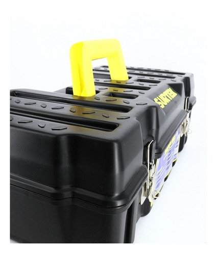 Imagen 2 de 2 de Caja de herramientas Surtek CPSC20 de plástico 27.3cm x 53.3cm x 19cm negra