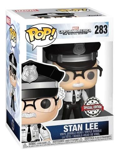 Funko Pop Stan Lee 283 Special Edition Cap America Original