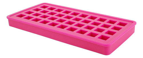 Molde De Silicone Rosa, Bandeja De Gelo De 40 Grades, Cubos