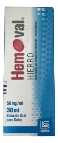 Suplemento Hemoval Gts.50mg/ml Hierro Iii Hidroxido Polimalt