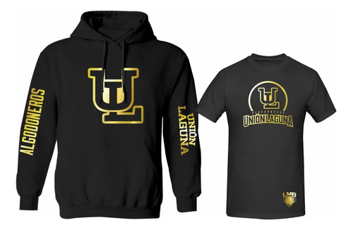 Kit De Sudadera + Playera Mod Algodoneros Unión Laguna Gold