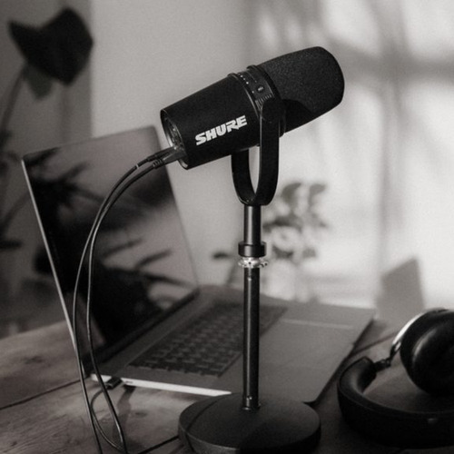 Imagen 10 de 10 de Micrófono Dinámico Shure Mv7-k Para Podcast Cardioide