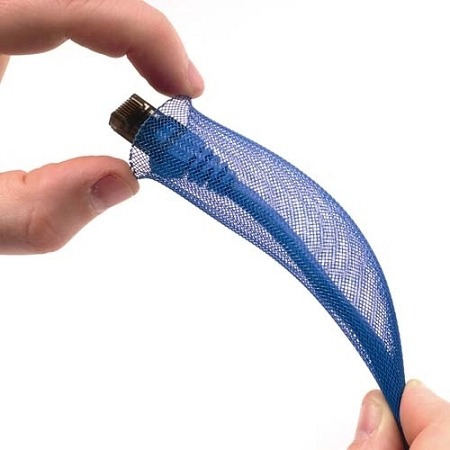 Nylon Azul Malla Cubre Cables 20mm X1mt Impresora 3d Prusa