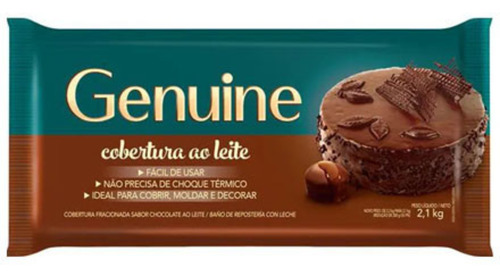 Cobertura Cargill Genuine Ao Leite 2.1kg