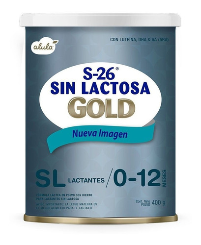 S-26 Gold Sin Lactosa Leche En Polvo 400 Gr.