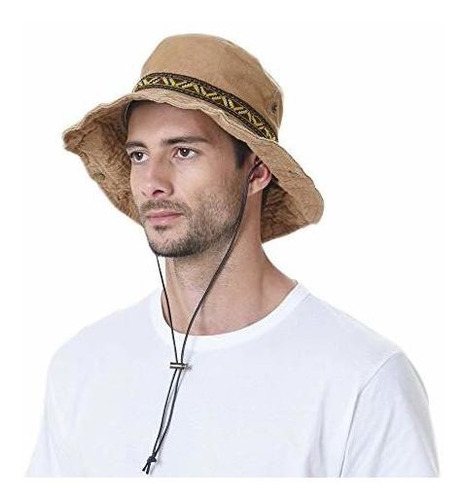 Imagen 1 de 6 de Withmoons Boonie Bush Hat Aztec Pattern Ancho Ala Broche