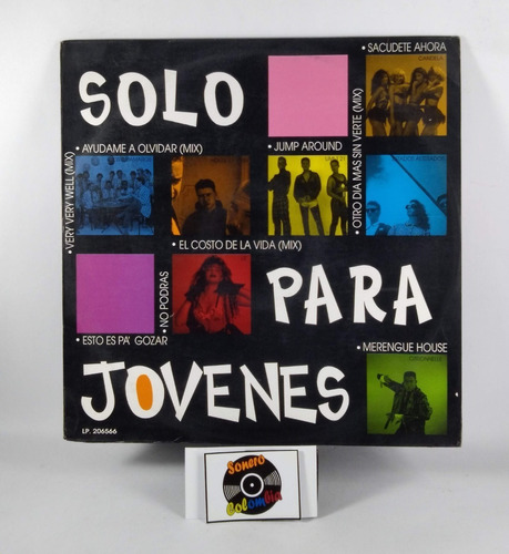 Lp Solo Para Jovenes - Sonero  Colombia