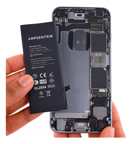 Cambio Bateria Ampsentrix Para iPhone 6s Colocacion