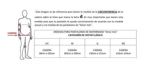 Imagen 3 de 3 de Pantalón De Vestir De Maternidad Embarazo Ropa Maternidad