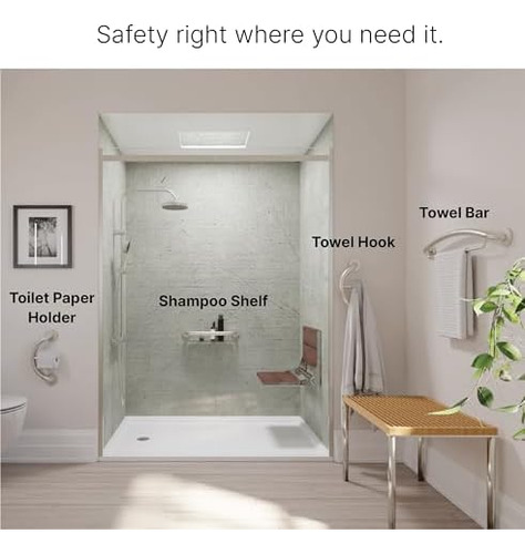 Toallero Serie Plus, Barras De Agarre Para Baño Y Ducha, Seg
