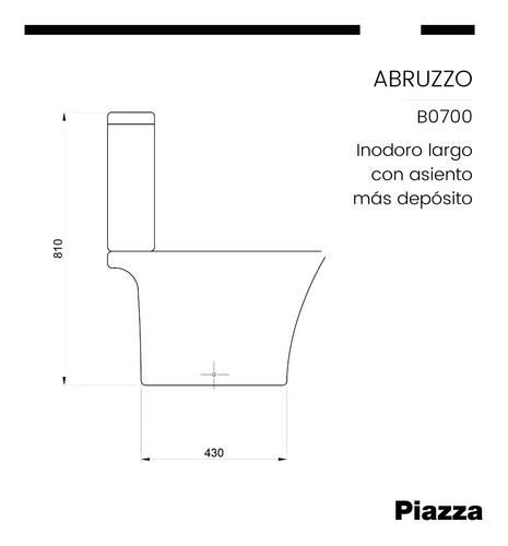 Imagen 4 de 10 de Combo Inodoro Deposito Dual Con Tapa Y Bidet Abruzzo Piazza