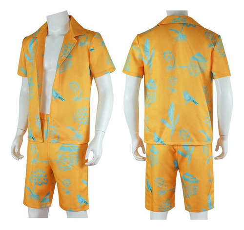 Conjunto De Camisa Y Pantalón Corto A Rayas Para Niños