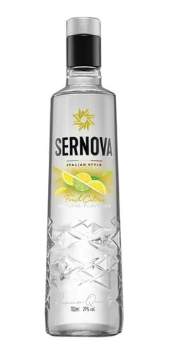 Vodka Sernova Fresh Citrus Saborizado 700 Ml X 6 Unidades