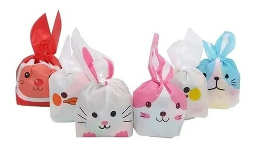 12 X Bolsas Para Huevos De Pascua, Conejo De Pascuas 16x27