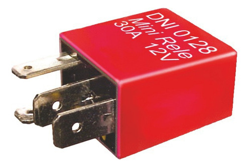 Rele Auxiliar Mini 4t 12v 30a Fiat/gm/hyunday/jac S/sup