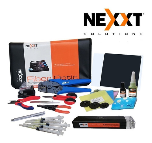 Kit De Herramientas Para Terminación De Fibra Óptica Nexxt