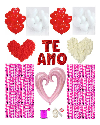 Dada® Set Cotillón Para Día San Valentino Día Amor Globos