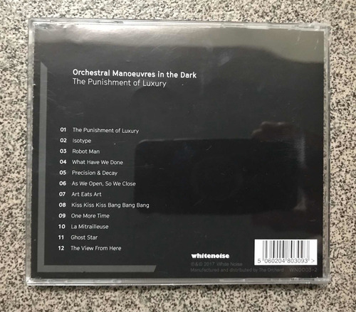 Omd The Punishment Of Luxury | Cd 2017 Eeuu Kraftwerk (Usado)