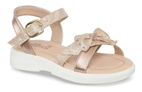 Sandalias Demi Oro Para Ni a Los Gomosos