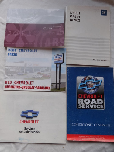 Chevrolet Corsa 2002 Manual Guantera Instrucciones Catalogo