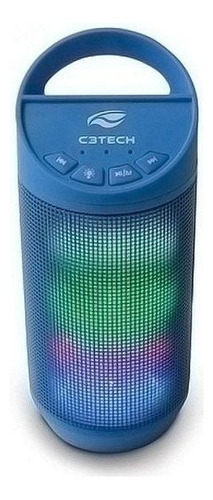 Caixa De Som Portátil Beat Bluetooth 8 Watts Azul C3 Tech