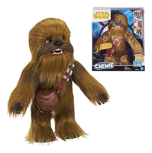 Peluche Star Wars Chewbacca Furreal Interactive Con Sonido
