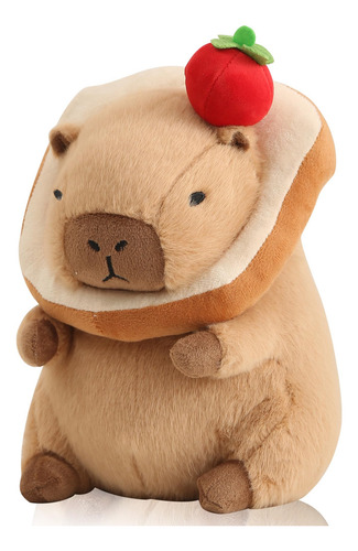 Bonito Carpincho De Peluche Kawaii Con Mochila De Tortuga, C