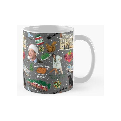 Taza Vacaciones Navideñas Nacionales De Pasquines Calidad Pr