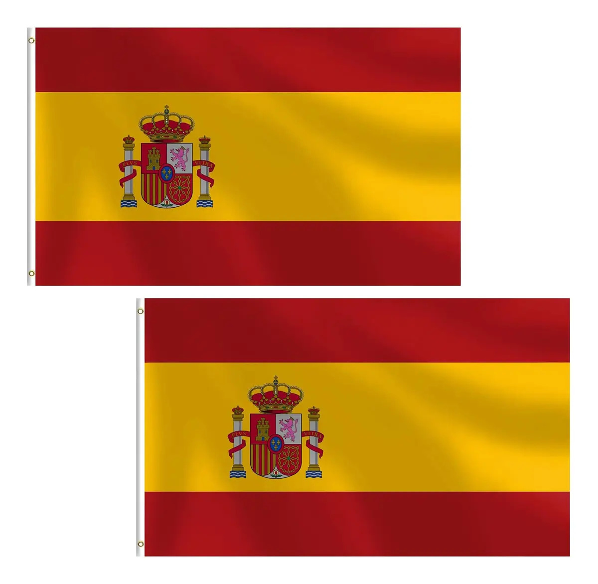 Imagen de Pack de 2 Banderas de España para Interior y Exterior de 90x150 cm