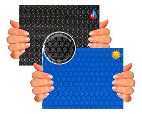 Capa Térmica Para Piscina 12 X 4 Atco New Advance Black