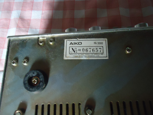 Amplificador Aiko Pa 3000 E Tuner Dt 3000 Leia Prateado 40 W (Usado)