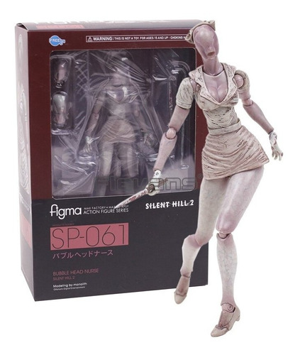 Brinquedo De Boneco De Ação Silent Hill Figma Sp-061 Bubble