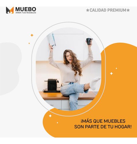 Imagen 2 de 9 de Combo Bajo Mesada 1,60m + Alacena + Escobero Despensero 2 P